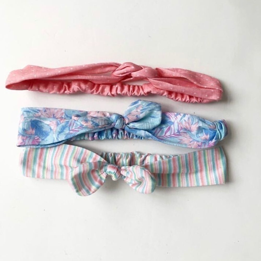 Carter fabric headbands EUC think these are 0-6m
